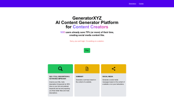 Generator XYZ
