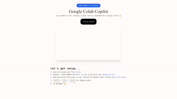 Google Colab Copilot