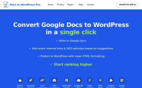 Google Docs to Wordpress