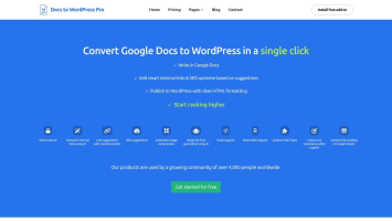 Google Docs to Wordpress