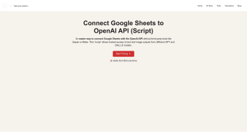 Google Sheets to OpenAI