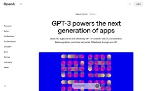 GPT-3 powers the next generation of apps