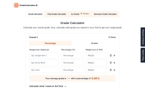Grade Calculator AI