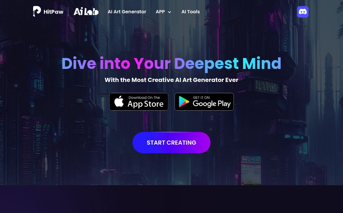 HitPaw AI Art Generator