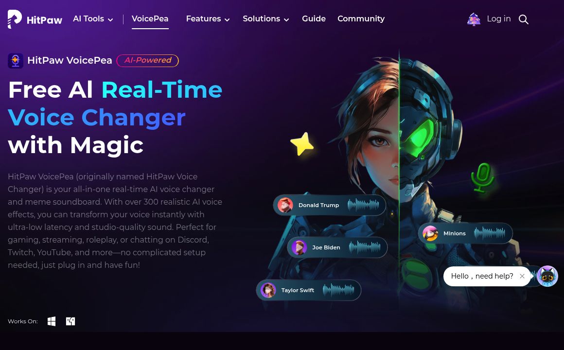 HitPaw Voice Changer