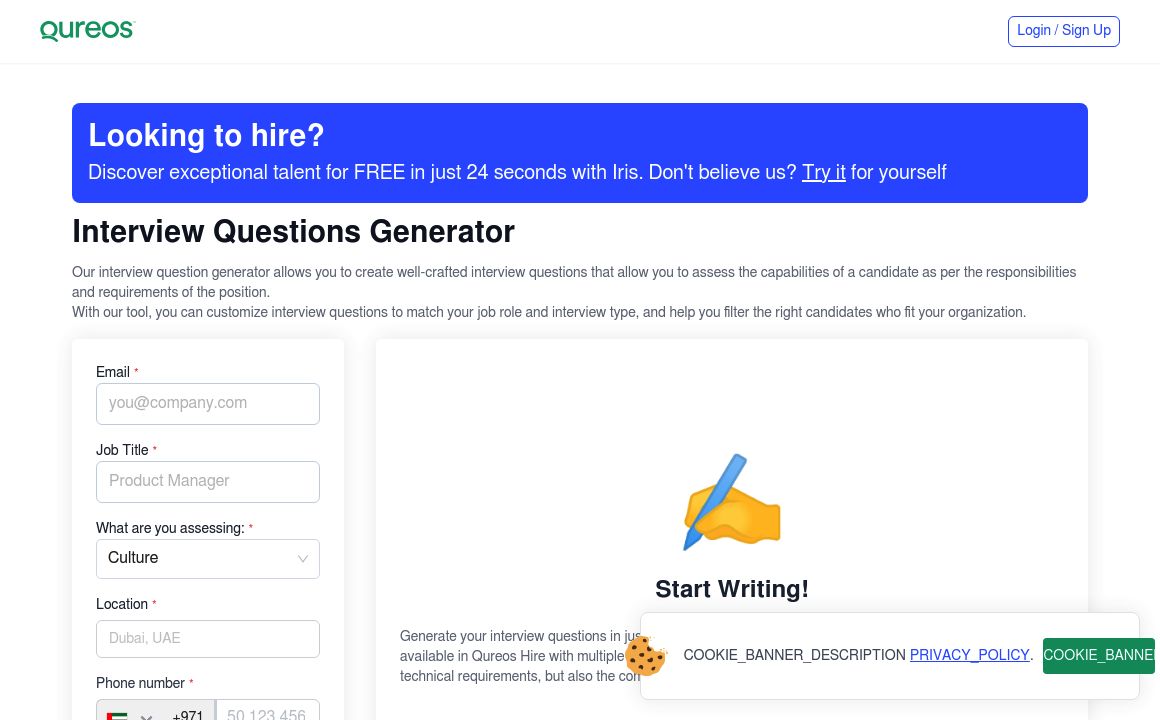 Interview Question Generator