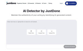 Justdone AI Detector