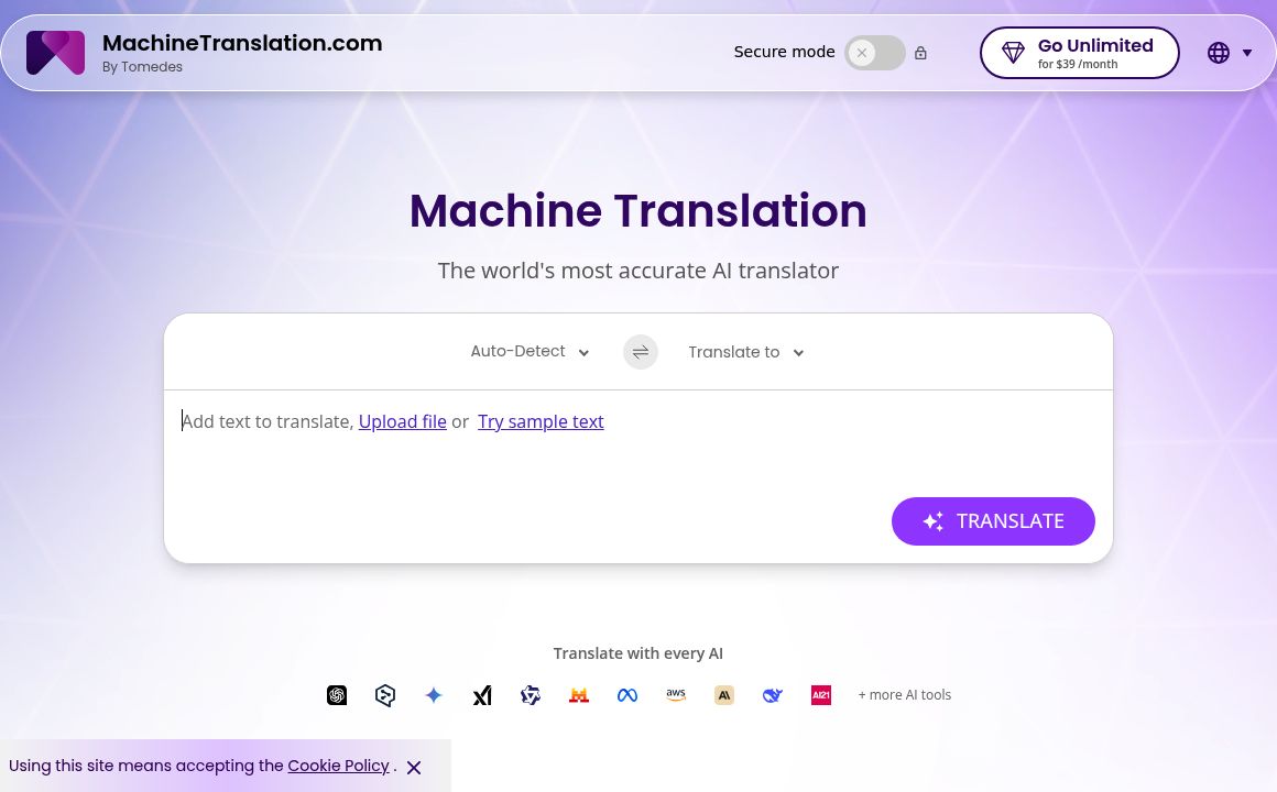 MachineTranslation