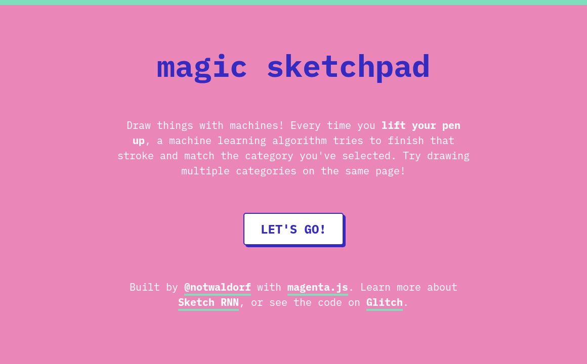 Magic Sketchpad