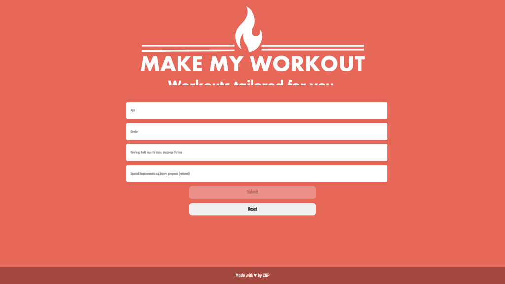 Make My Workout
