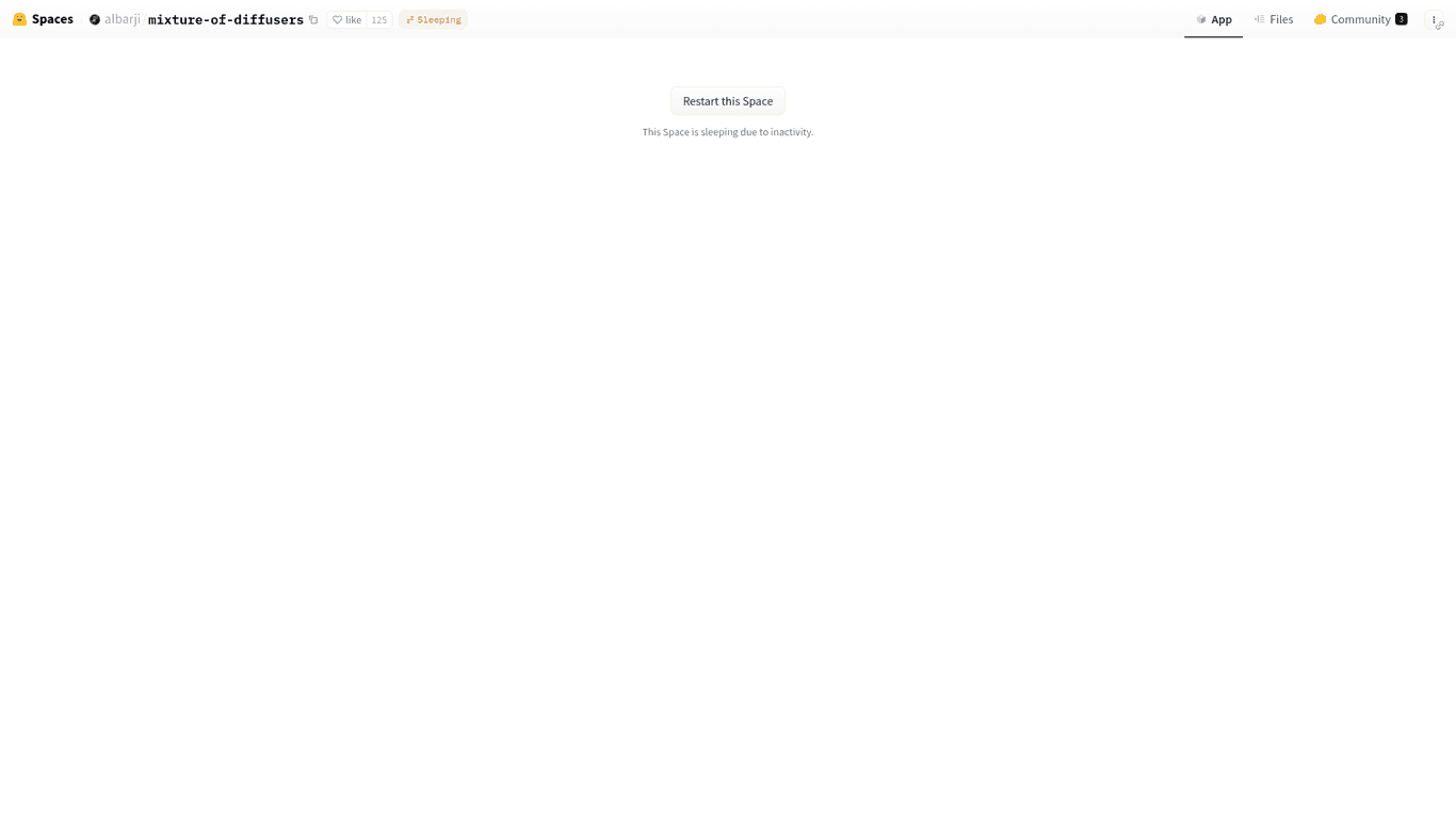 Mixture Of Diffusers