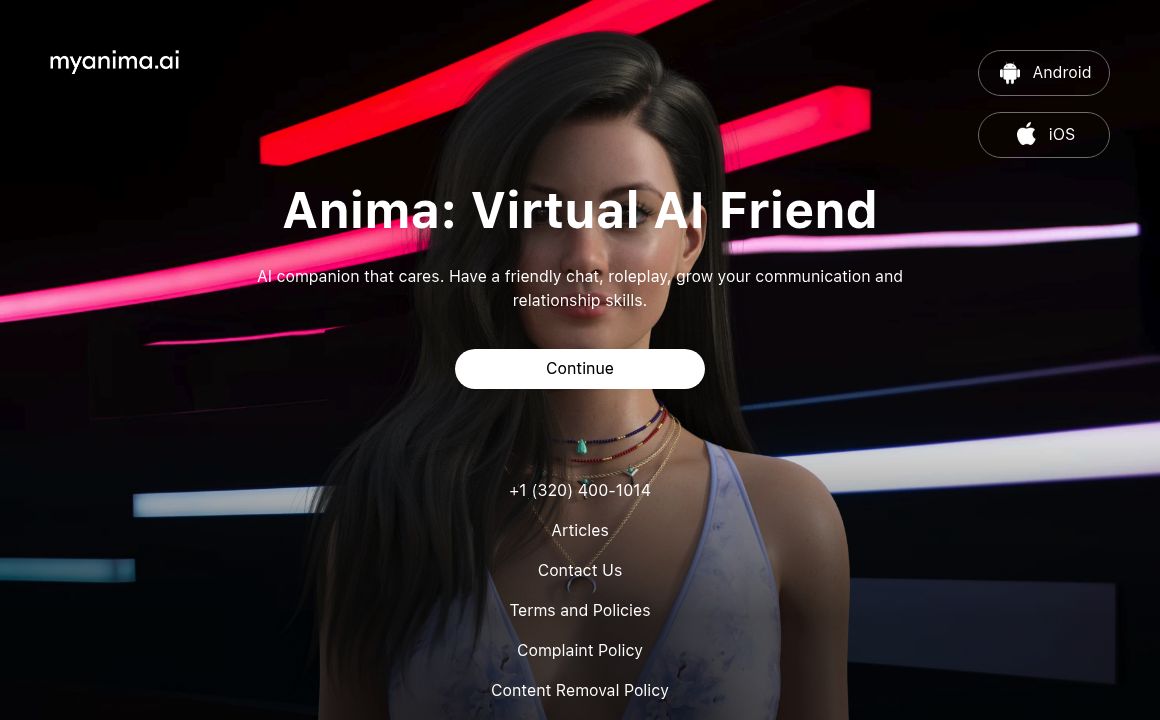 MyAnima AI Companion