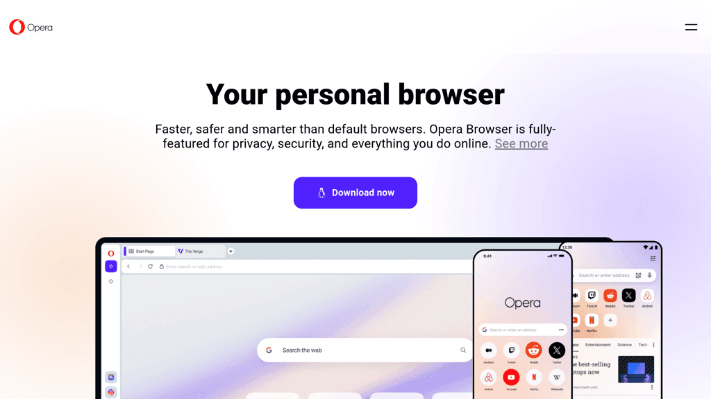 Opera One Browser