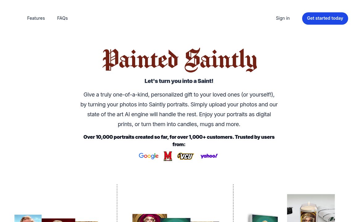 Painted Saintly