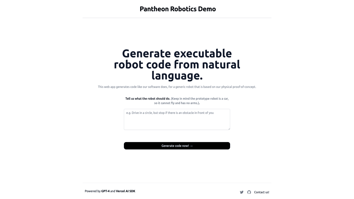 Pantheon Robotics