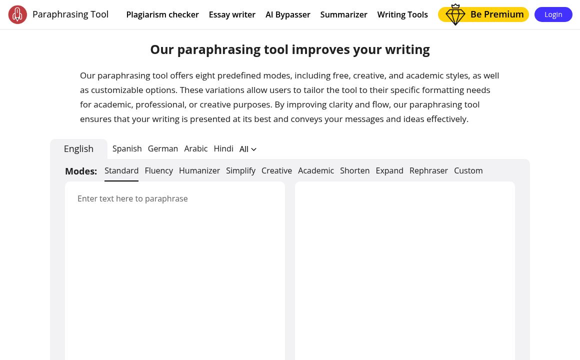 Paraphrasing Tool