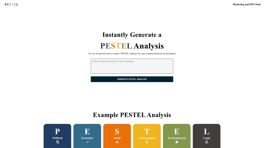 Pestel Analysis