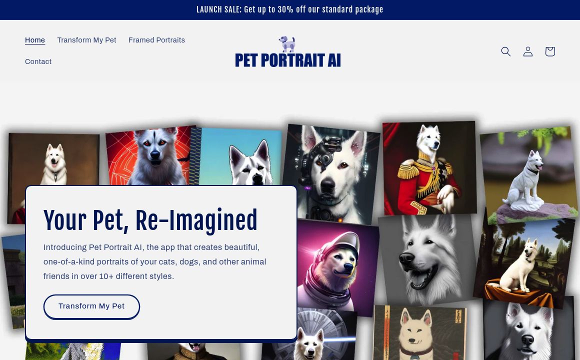 Pet Portrait AI