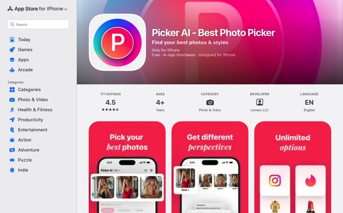 Picker AI - AI Photo Picker