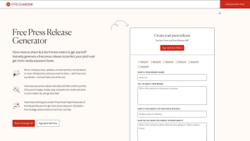 Press Release Generator - Press Hook