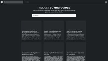 Product Buying Guides