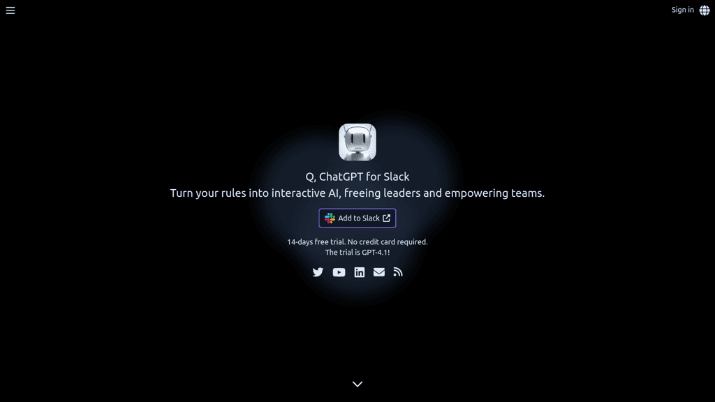 Q, ChatGPT for Slack