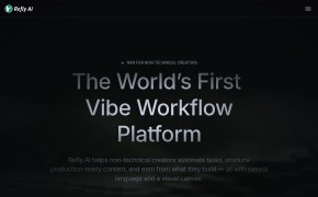 Refly.ai: World's first vibe workflow platform for non-technical Creators