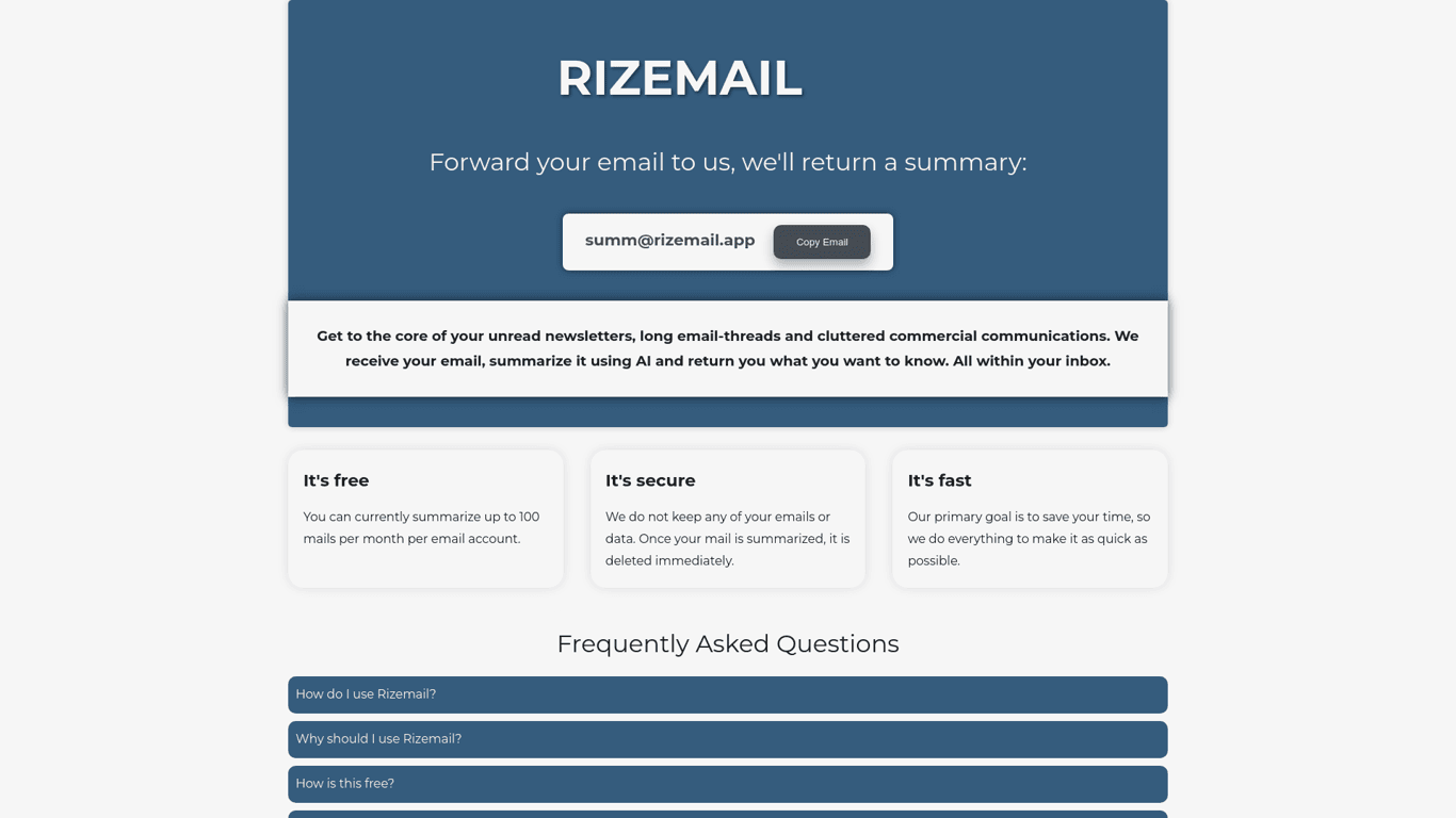 Rizemail