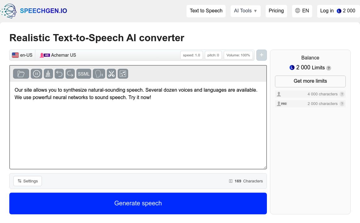 SpeechGen.io