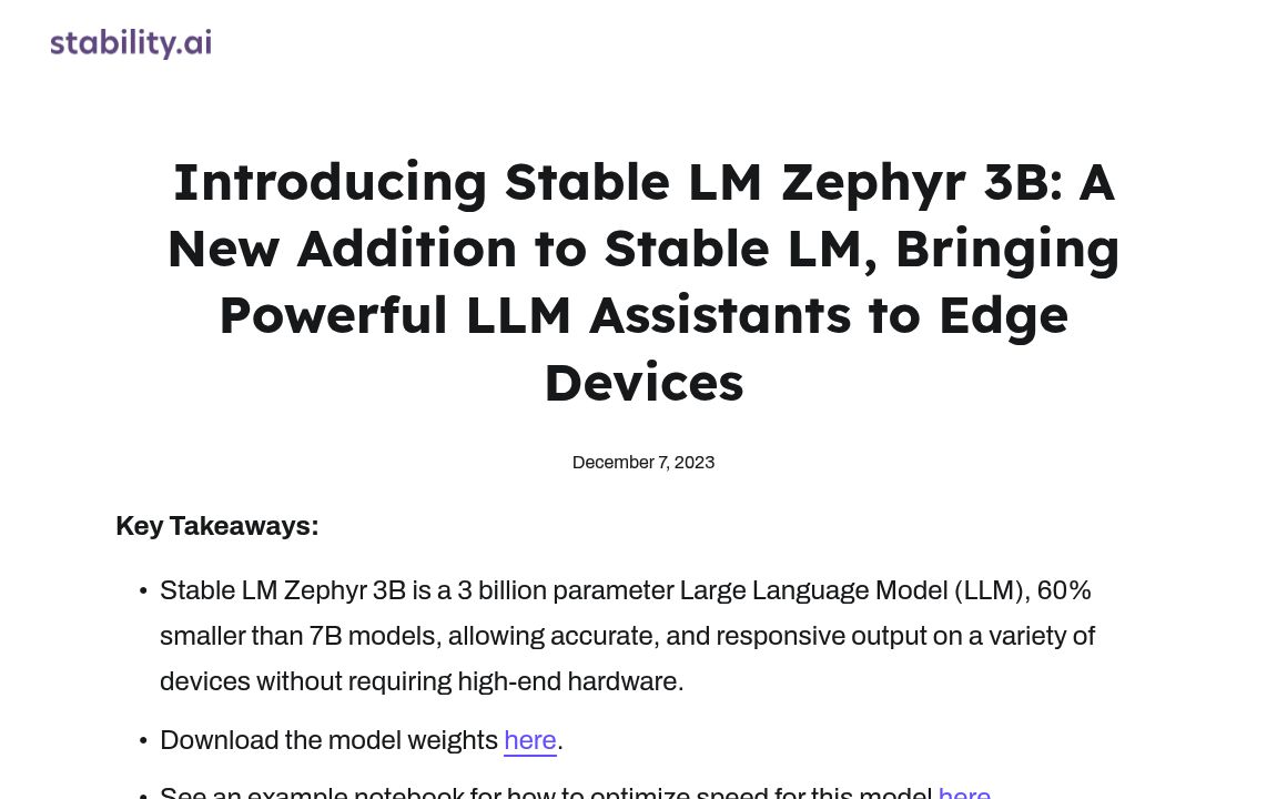 StableLM Zephyr 3B