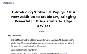 StableLM Zephyr 3B