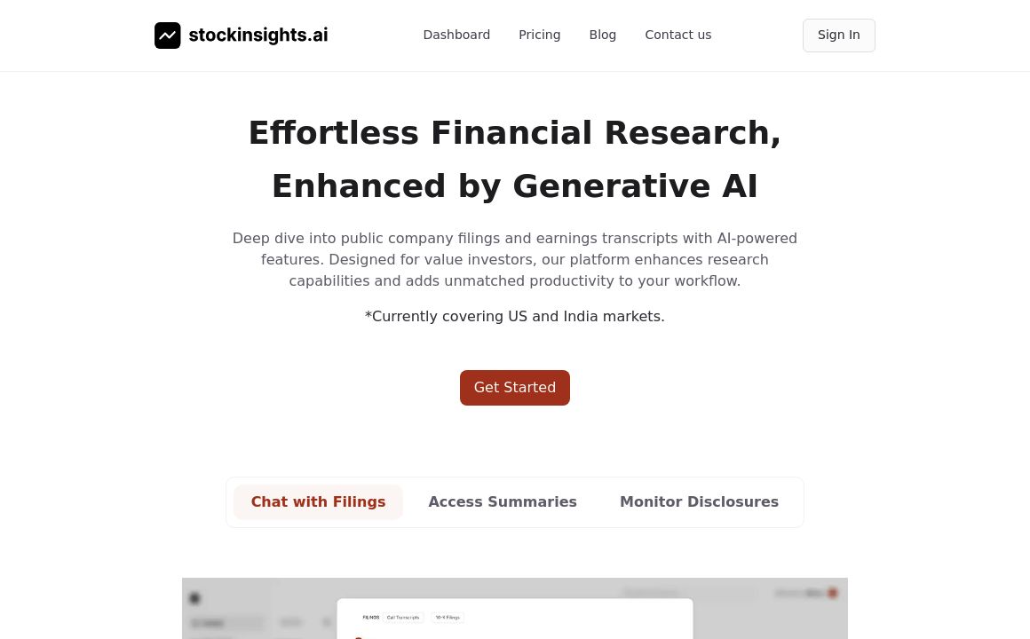 StockInsights AI