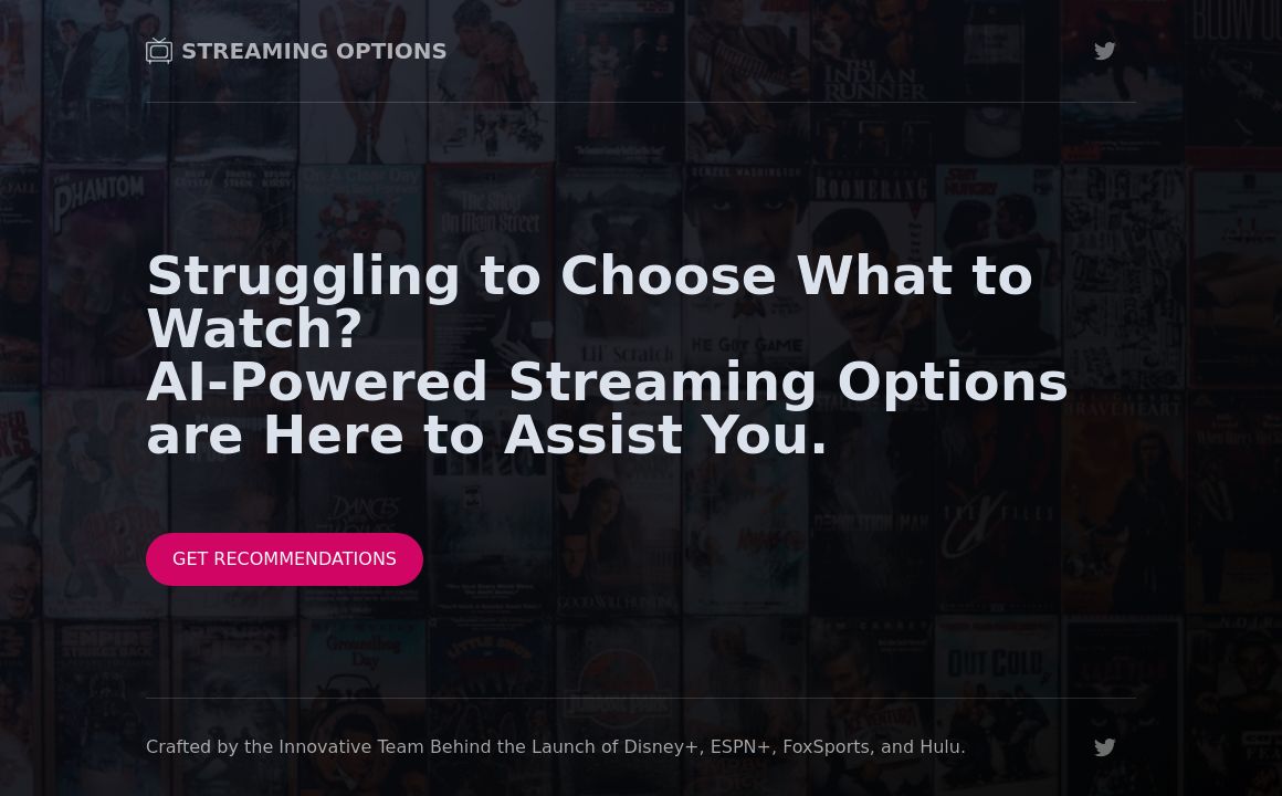 Streaming Options