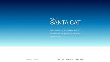 Talk to Santa Cat