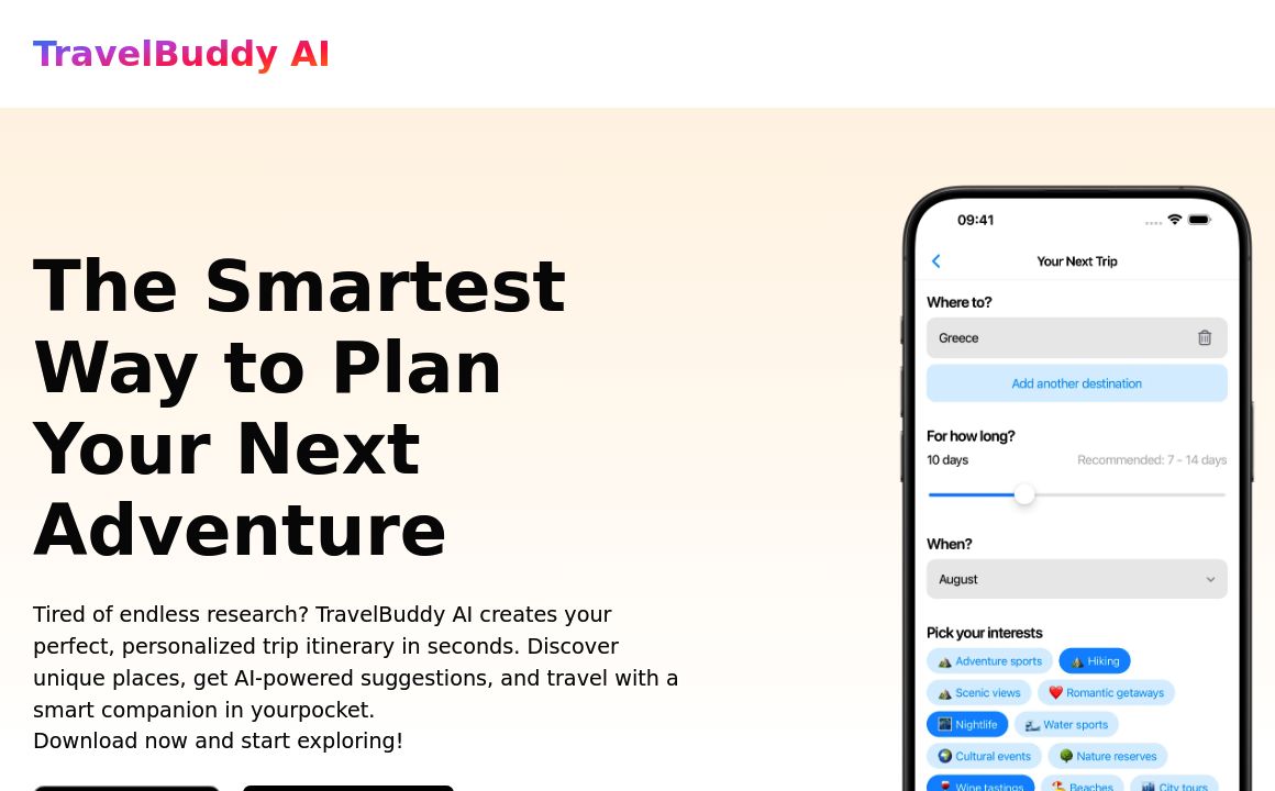 Travel Buddy AI