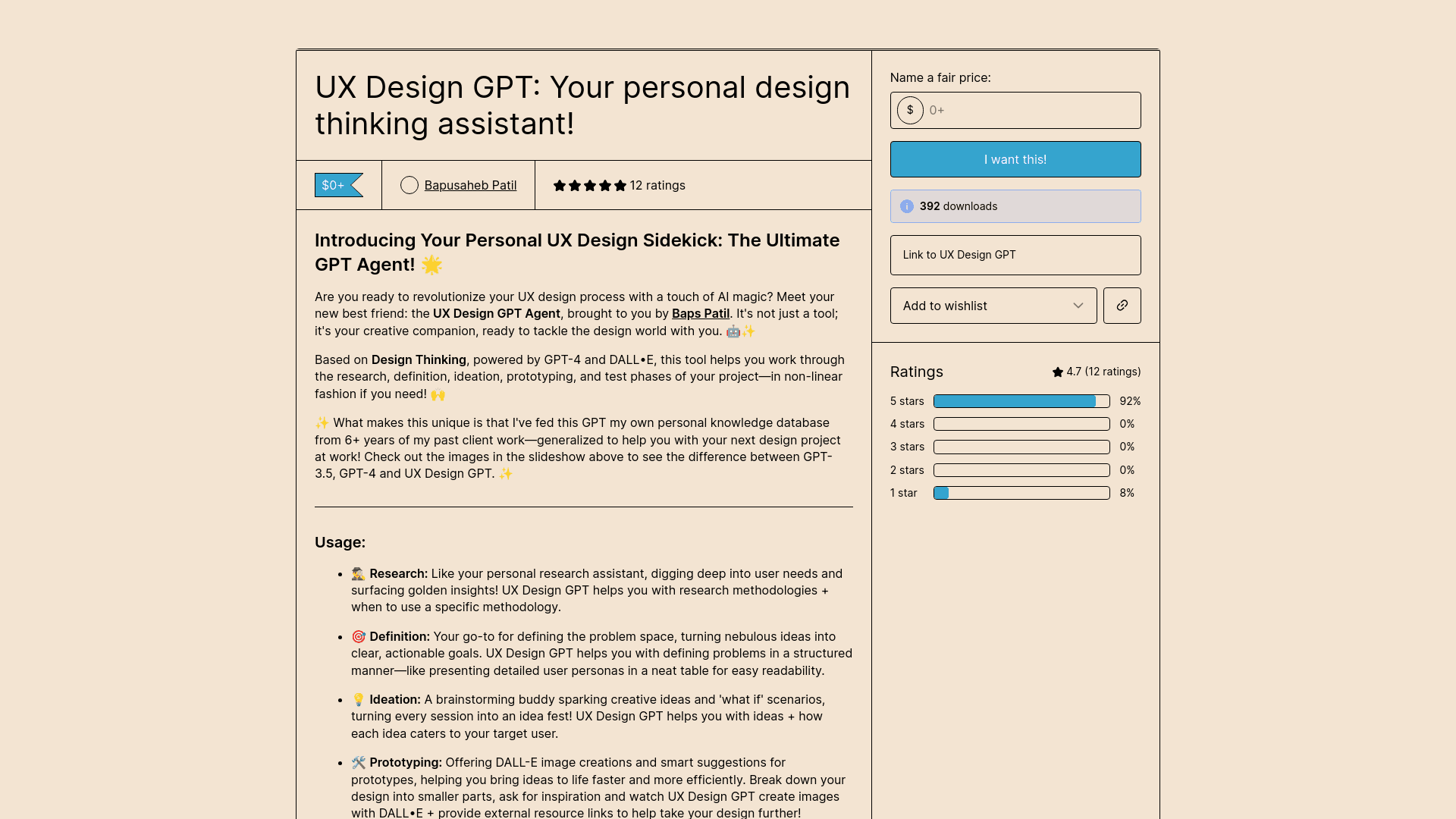 UX Design GPT