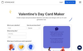 Valentine’s Day Card Maker By Venngage
