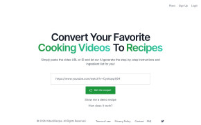 Video2Recipe