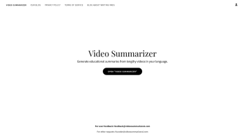 VideoSummaryAI