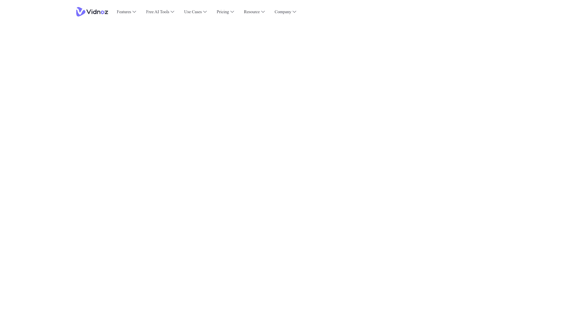 Vidnoz Headshot Generator