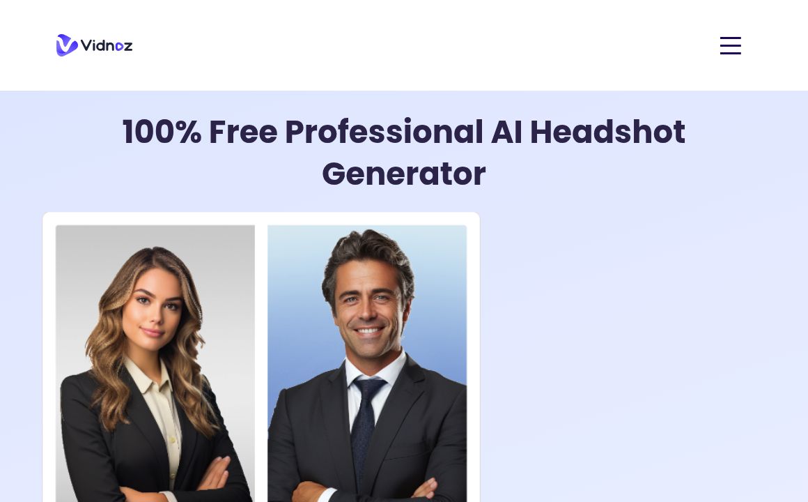 Vidnoz Headshot Generator