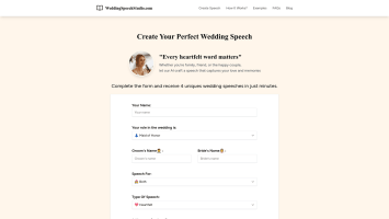 Wedding Speech Studio